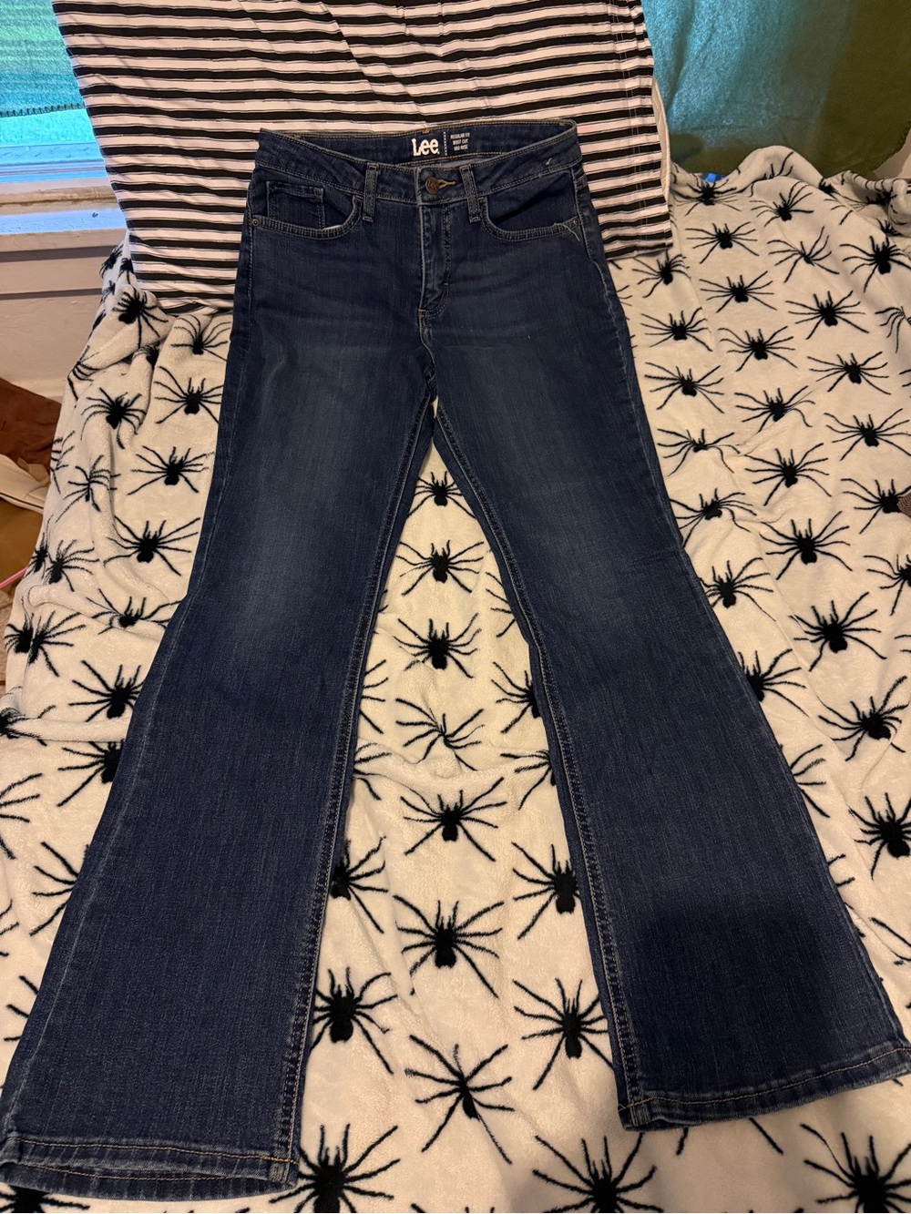 Lee Women's Dark Indigo Flare Jeans